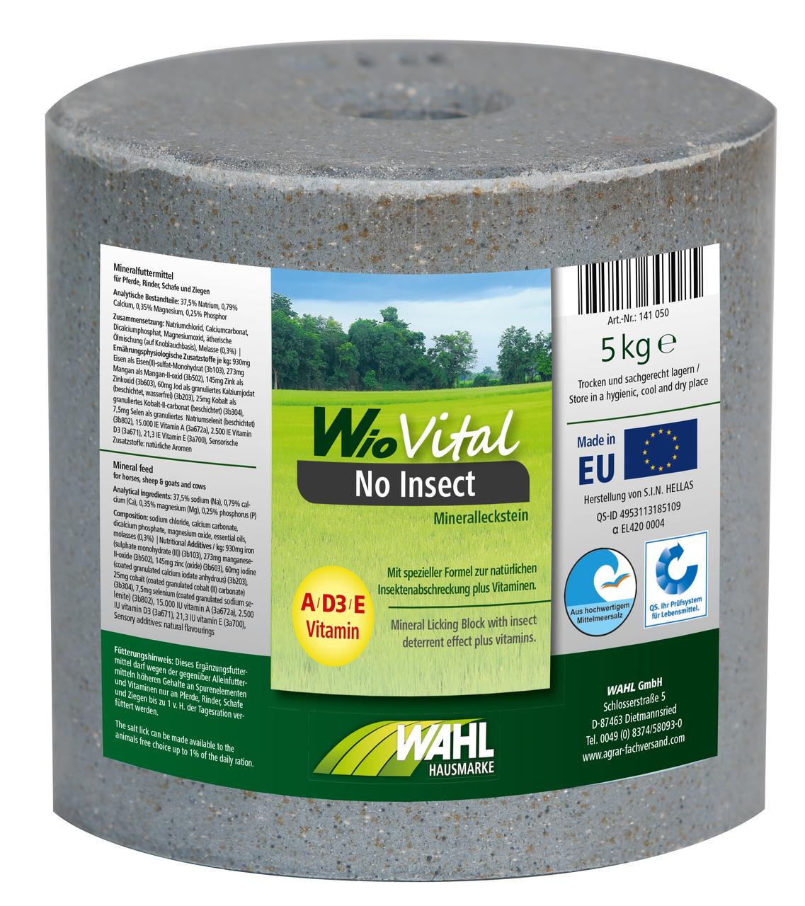 WAHL-HAUSMARKE WioVital Leckstein SPEZIAL MIX 4x5 kg