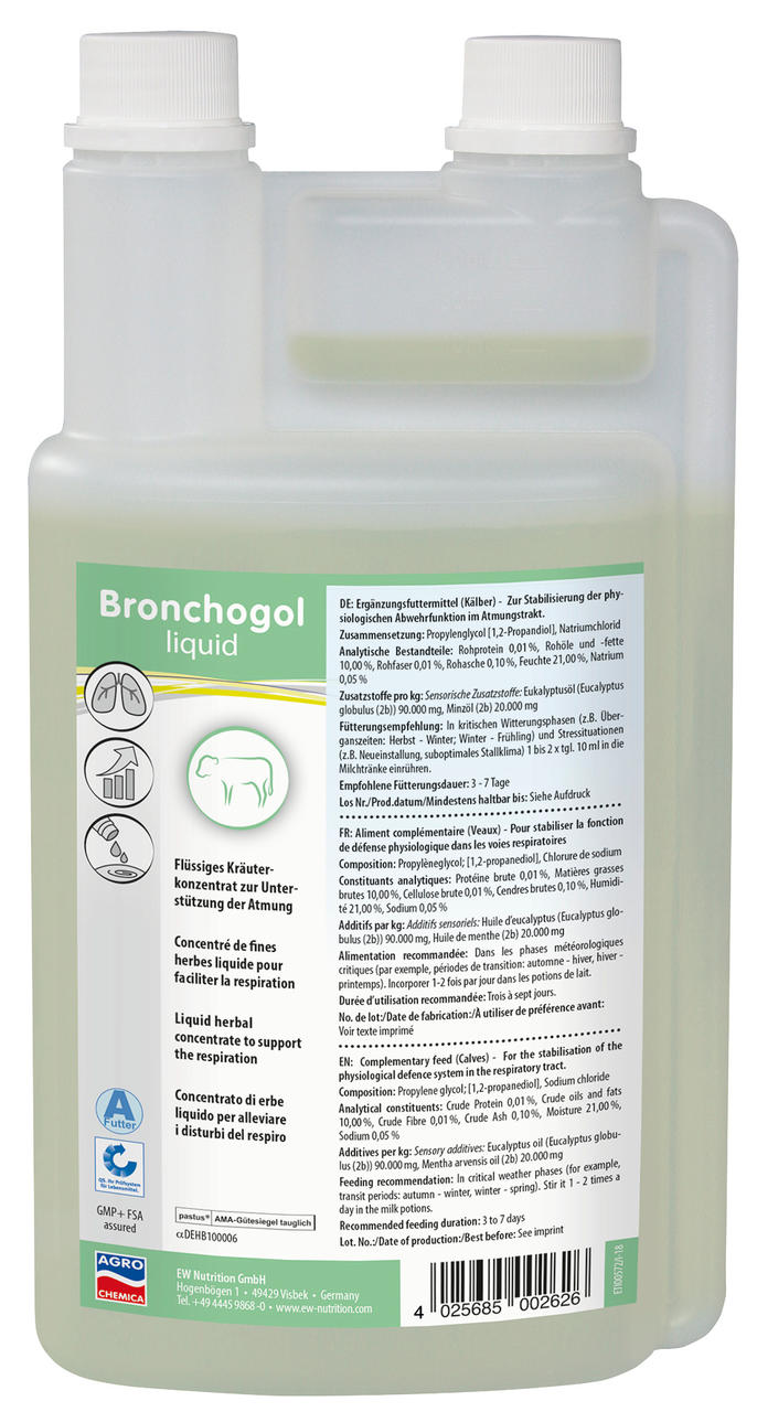 AGROCHEMICA Bronchogol Liquid - 1000 ml
