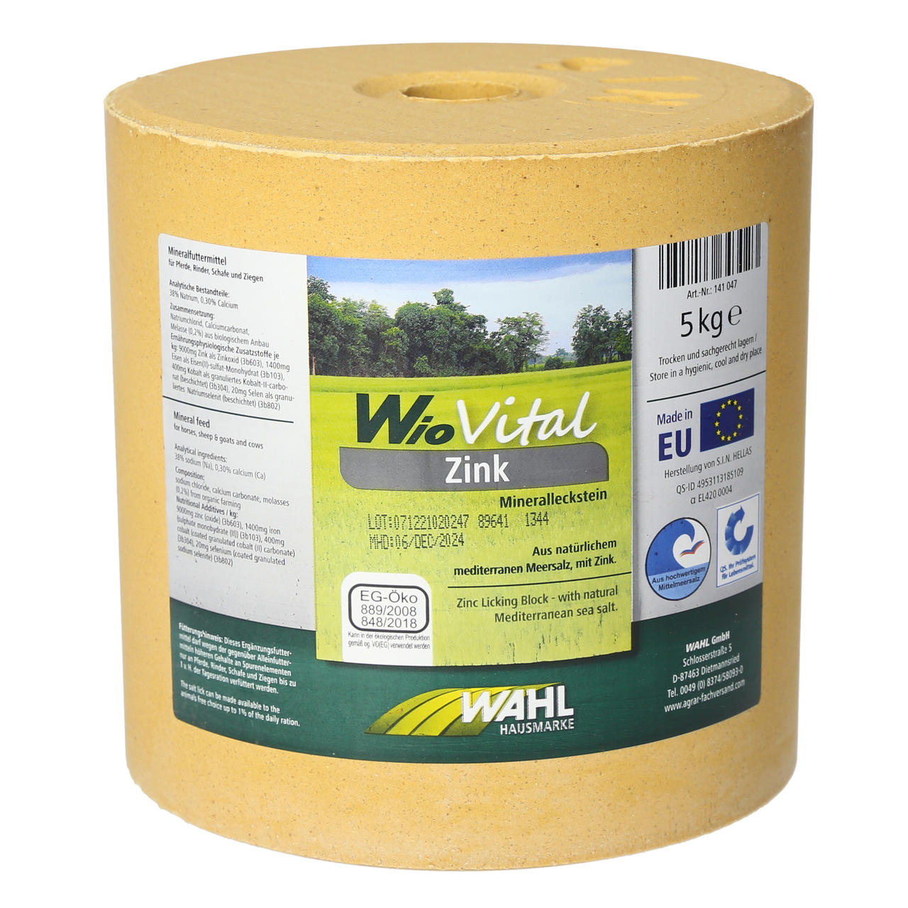 WAHL-HAUSMARKE WioVital Leckstein MIX 4×5 kg