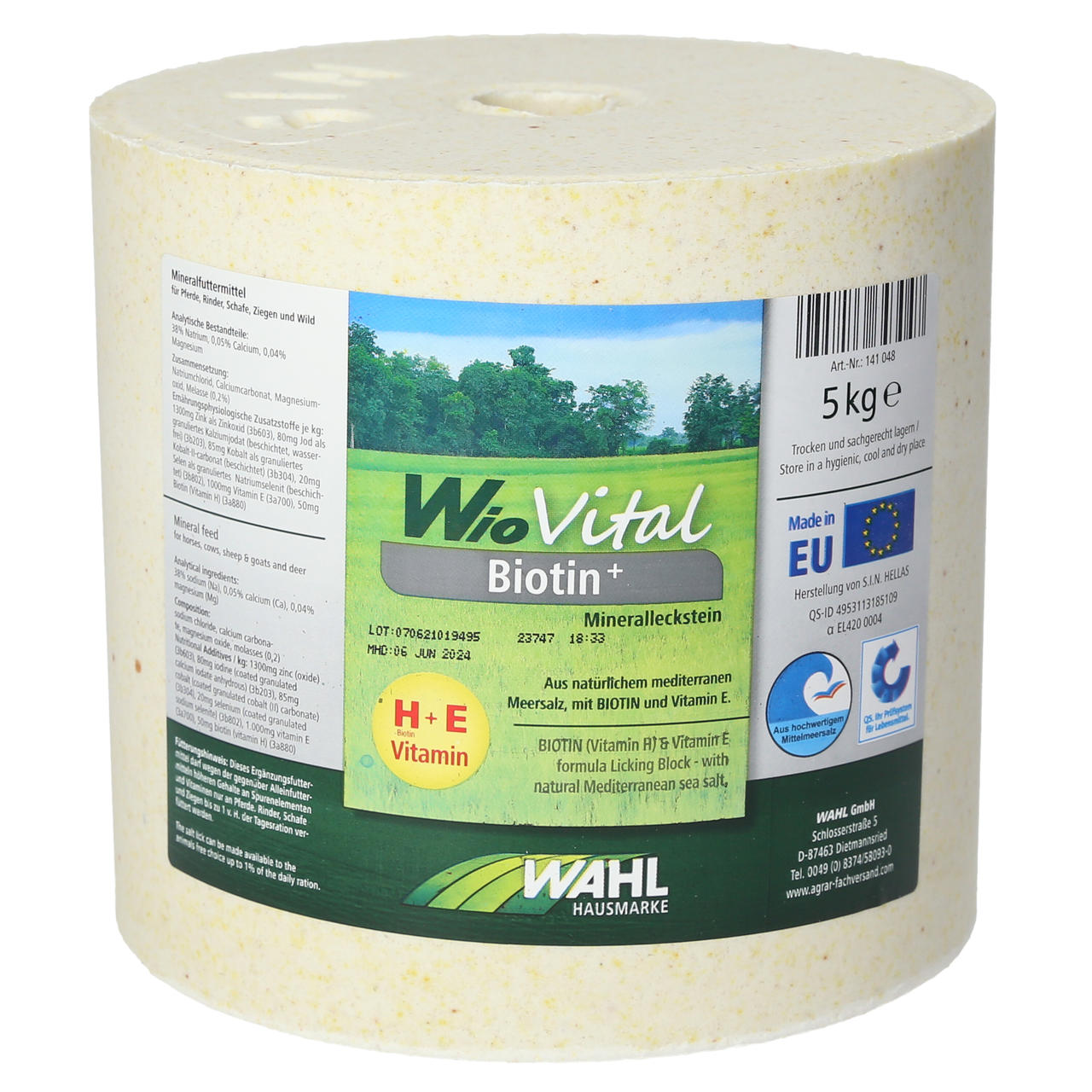 WAHL-HAUSMARKE WioVital Leckstein MIX 4×5 kg