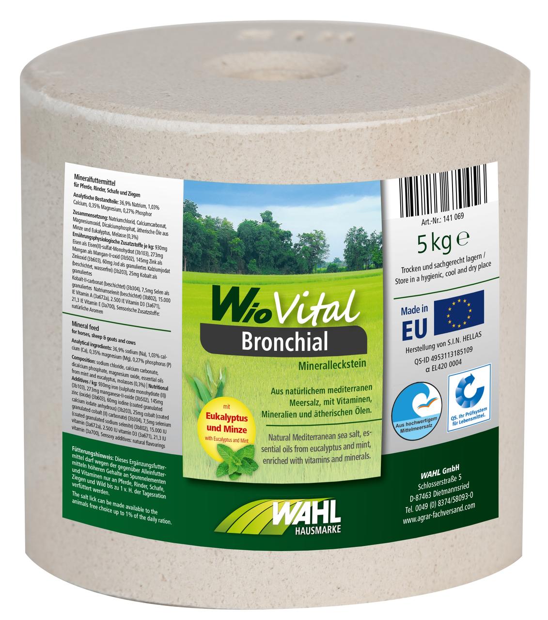 WAHL-HAUSMARKE WioVital Leckstein SPEZIAL MIX 4x5 kg