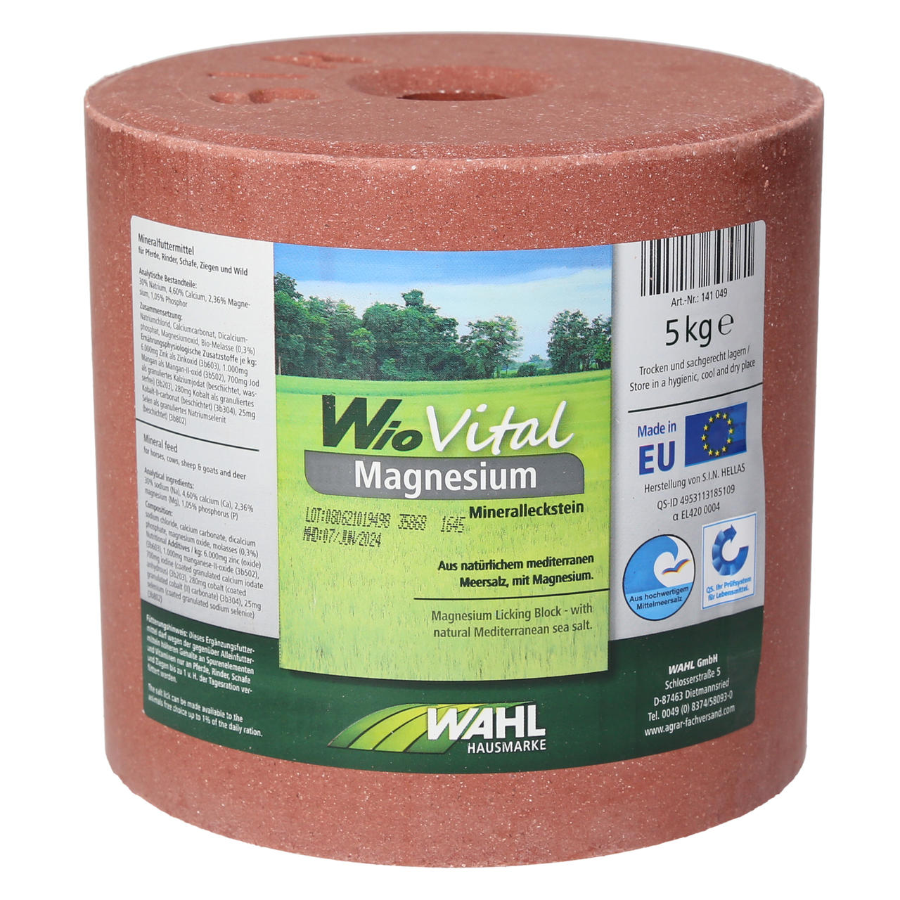 WAHL-HAUSMARKE WioVital Leckstein MIX 4×5 kg